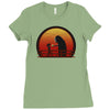 chihiro on sunset Ladies Fitted T-Shirt