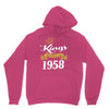 kings are born in 1958 Unisex Hoodie