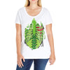 skeletal halloween Ladies Curvy T-Shirt