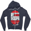 once you stick my meat in your mouth you're going to want to swallow g Zipper Hoodie