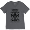 The Title Firefighter Not Earned From Fancy Degree V-Neck Tee