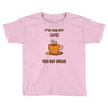 funny coffee Toddler T-shirt