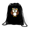 lovely owl Drawstring Bags