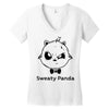 sweaty panda Women's V-Neck T-Shirt