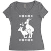merry xmas Women's Triblend Scoop T-shirt