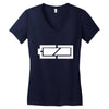 baterai Women's V-Neck T-Shirt
