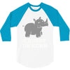 chubby unicorn rhino 3/4 Sleeve Shirt