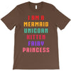 i am a mermaid unicorn kitten fairy princess T-Shirt