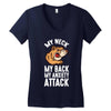 my neck my back my anxiety attack opossum guys tee Women's V-Neck T-Shirt