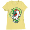 salmon likes wasabi Ladies Fitted T-Shirt