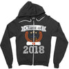 class of 2018 Zipper Hoodie