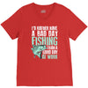 fishing fanatics1 V-Neck Tee