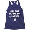 pet lover girls im one leads to another Racerback Tank