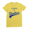 shirtless Ladies Fitted T-Shirt