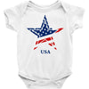usa star Baby Bodysuit