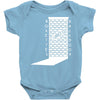 i warned you Baby Onesie