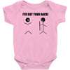 i've got your back t shirt tee funny novelty tee pun stick figure joke Baby Onesie