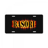 bass License Plate