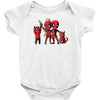 deadpool family portrait Baby Bodysuit