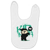 mo hawk ninja Baby Bibs