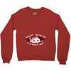 March Peeking Out Asian Baby Girl Crewneck Sweatshirt