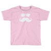 hipster glasses and moustache Toddler T-shirt