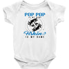 Pop Pop is my Name Fishing Is My Game Baby Onesie