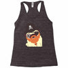 pug in a crew Racerback Tank