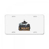 I Want to Leave License Plate