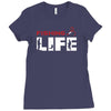 Fishing Life Ladies Fitted T-Shirt