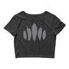 bird feathers nature Crop Top