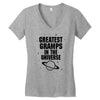 Greatest Gramps In The Universe Women's V-Neck T-Shirt