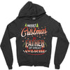 Merry Christmas To Father Of Great Awesome Zipper Hoodie