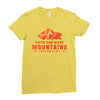 Faith Can Move Mountains Ladies Fitted T-Shirt