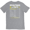 November Girl Facts Sagittarius V-Neck Tee