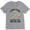 I Don't Care How Many Miles Per Gallon V-Neck Tee