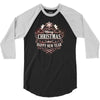christmas happy new years 3/4 Sleeve Shirt