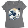 the great wave off sound Women's Triblend Scoop T-shirt