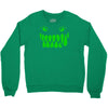 fun monster face, eat, beast, Crewneck Sweatshirt
