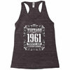 vintage made in 1961 perfectly aged a living legend Racerback Tank