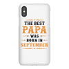 The Best Papa Was Born In September iPhoneX