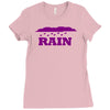 rain Ladies Fitted T-Shirt