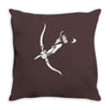 pfeil bogen archery arrow bow magic fantasy hunter schurke assasins ga Throw Pillow