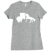 b&auml;r vs einhor  funny Ladies Fitted T-Shirt