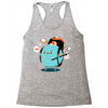 pluto is on vacations Racerback Tank