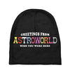 greeting from astroworld wish you were here white Baby Beanies