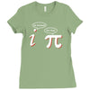 be rational get real t shirt funny math tee pi nerd nerdy geek shirt h Ladies Fitted T-Shirt