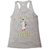 UNICORNS ARE BORN IN AUGUST Racerback Tank
