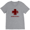 i'm with player 2 video game gamer computer geek nerd funny tee shirt V-Neck Tee