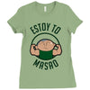 to masao Ladies Fitted T-Shirt